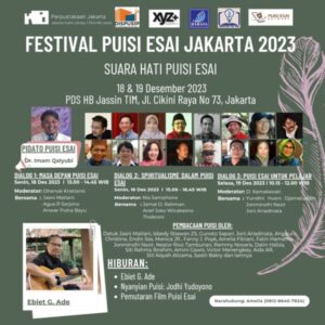 Persatuan Penulis Indonesia gelar Festival Puisi Esai Jakarta 2023