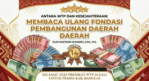 Antara WTP dan Kesejahteraan: Membaca Ulang Fondasi Pembangunan Daerah
