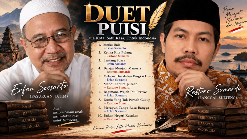 Sastra sebagai Cermin Kemanusiaan: Refleksi Puisi Erfan Soesanto dan Rastono Sumardi Oleh Akaha Taufan Aminudin